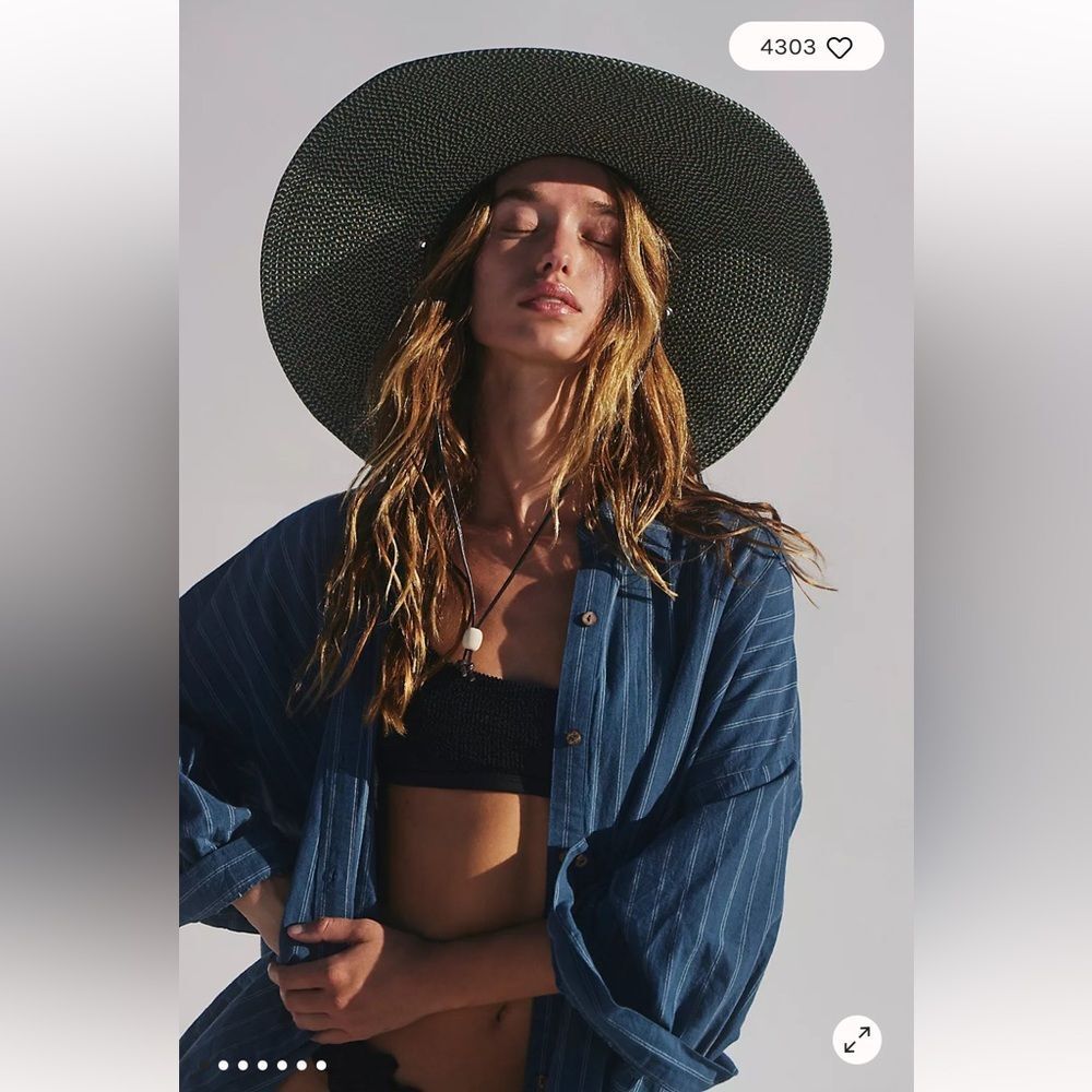 Free People Arizona Packable Wide Brim Hat